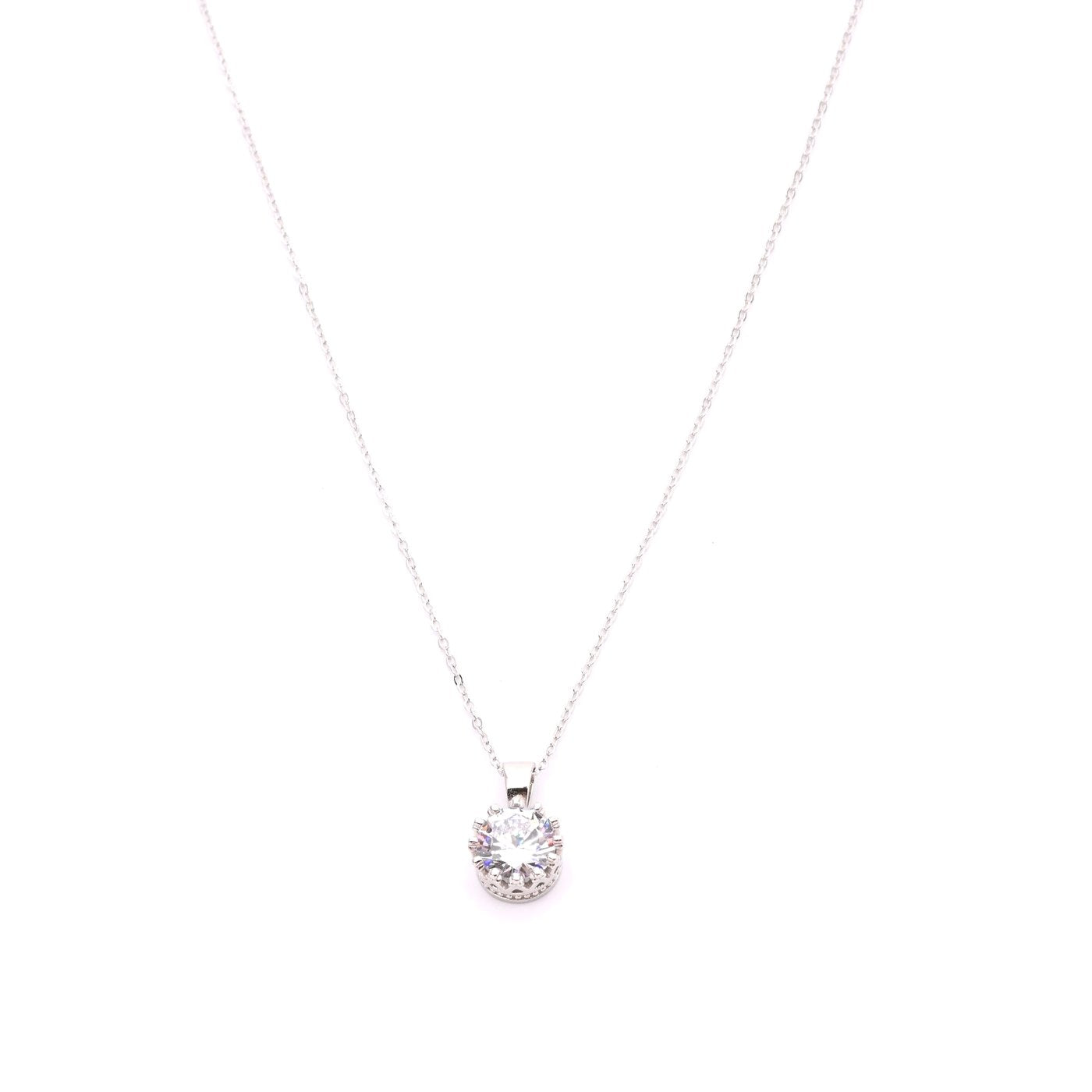 Colar Luxury em forma de coroa de zircónia